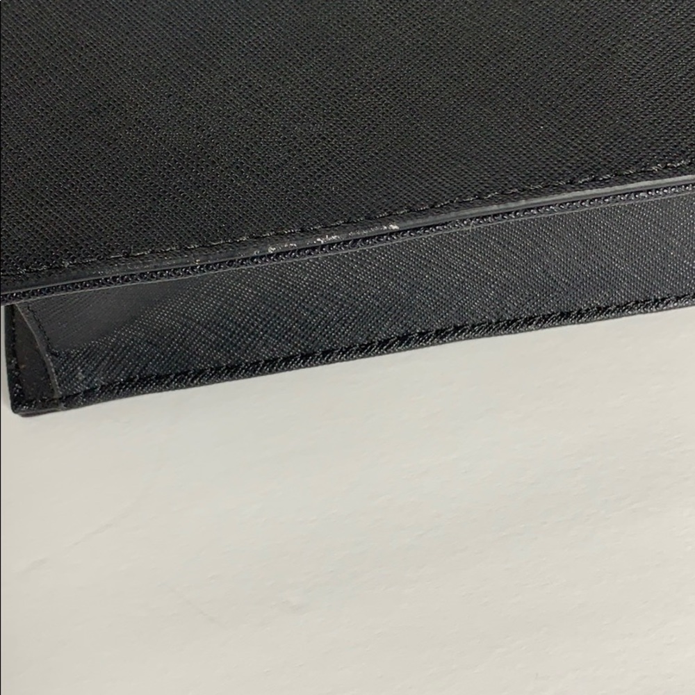 Badgley Mischka Black Crossbody Gold Hardware - Picture 6 of 8
